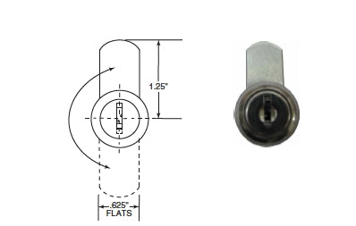 Bobrick 3944-41 Lock & Key Repair Part