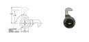 Bobrick 4369-20 Lock & Key Repair Part