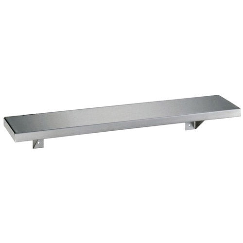 Bobrick B-296x18 Stainless Steel Shelf for Public Bathrooms, 6