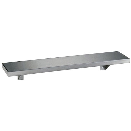 Bobrick B-298x18 Stainless Steel Public Restroom Shelf, 8