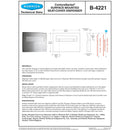 Bobrick B-4221 Commercial Stainless Steel Toilet Seat Cover Dispenser