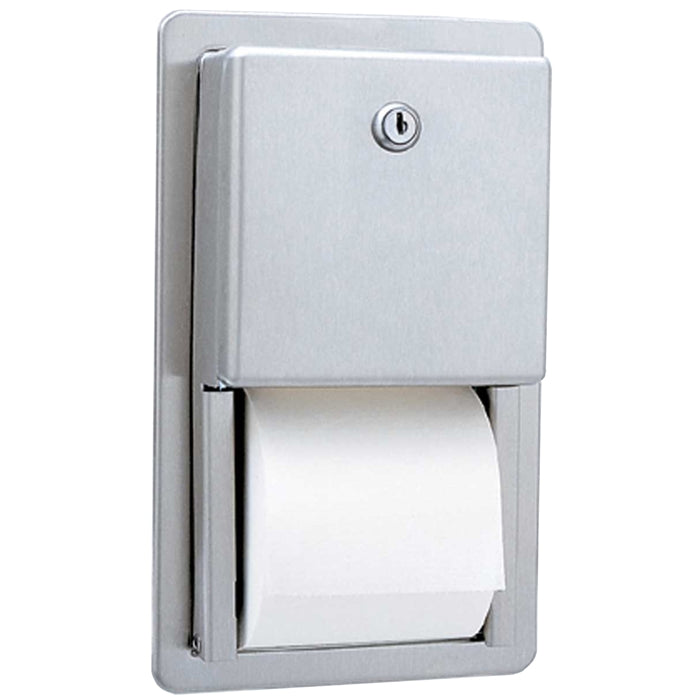 Bobrick B-3888 ClassicSeries Recessed Toilet Paper Dispenser, Multi-Roll