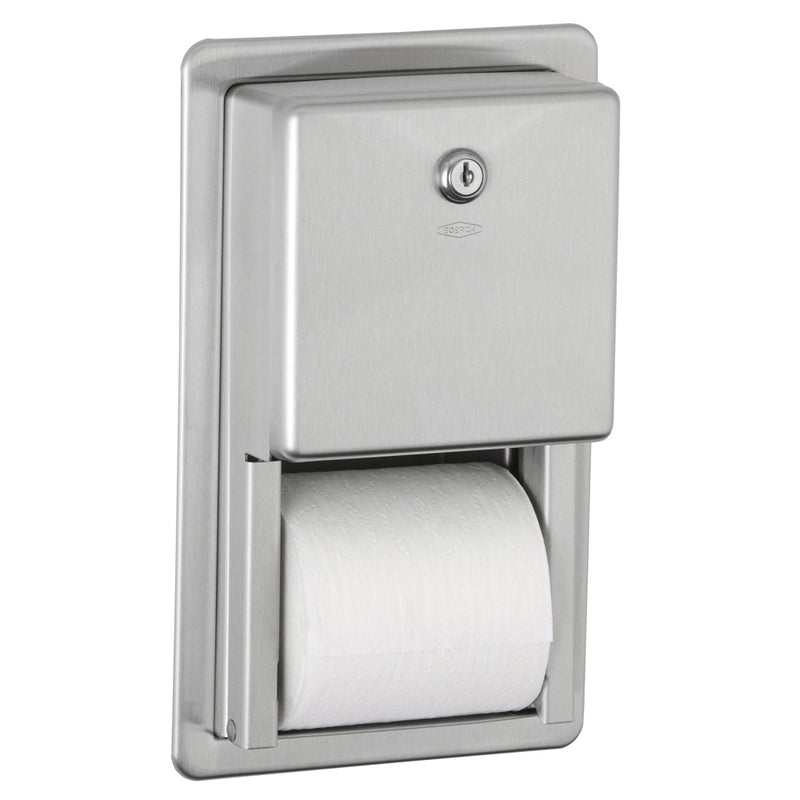 Bobrick B-3888 ClassicSeries Recessed Toilet Paper Dispenser, Multi-Roll