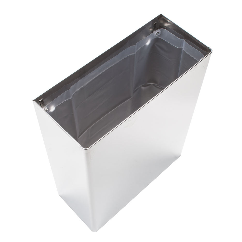 Bobrick B-279 Stainless Steel Public Restroom Trash Can