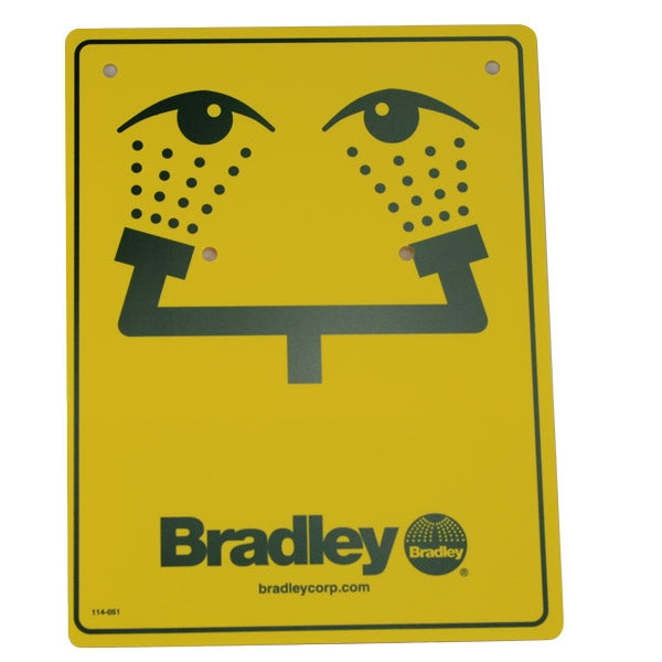 Bradley S19-270C Swing-Activated Laboratory Eyewash Station