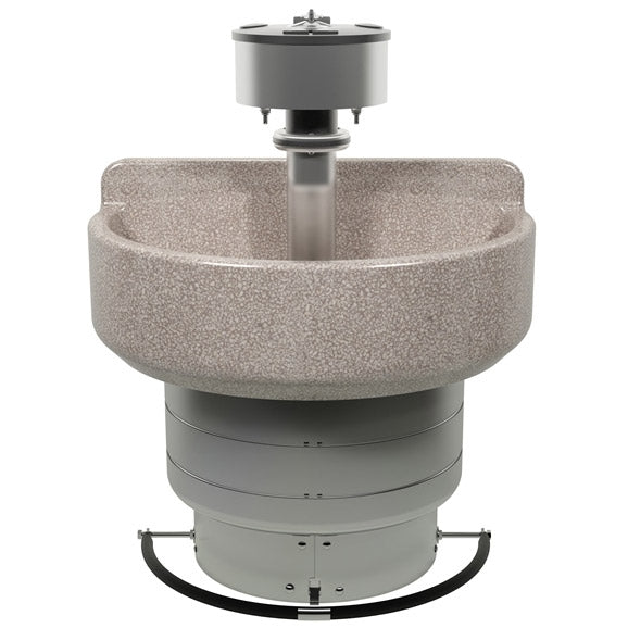 Bradley WF2603-A-STD-F-TMA-LSD Washfountain, Terrazzo, Semi-Circular 36