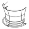 Bradley 186-879B Rear Panel - Left