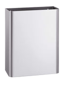 Bradley 356-35 Surface Mounted Waste Receptacle, Hinged Cover, 16.5 Gal