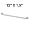 Bradley 8120-001120 (12 x 1.5) Straight Stainless Steel Restroom Grab Bar 12x1.5"