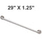 Bradley 8372-101000 29"x1.5" Swing Up Commercial Restroom Grab Bar