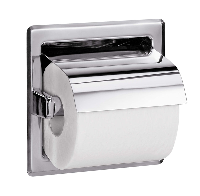 Bradley Toilet Tissue Dispenser, Surface-Mounted, Stainless Steel w/ Bright Finish, 5103-00