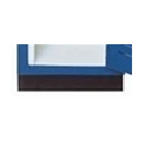 Base Kit for 3 Lockers, 36Wx18D, Color:  Black