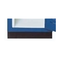 Base Kit for 3 Lockers, 36Wx18D, Color:  Black