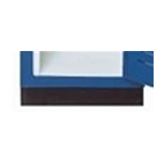 Base Kit for 3 Lockers, 36Wx18D, Color:  Black