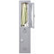 Bradley Plastic Locker, 12X12X72  2 Tier, 30% Pre-Consumer Recycled HDPE