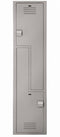 Bradley Plastic Z Locker, 15X15X60, 30% Pre-Consumer Recycled HDPE