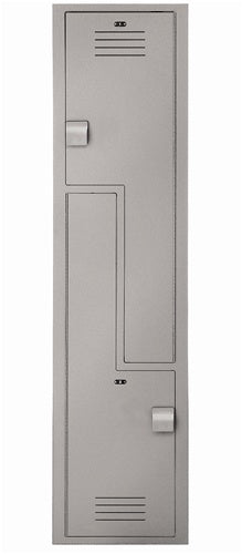 Bradley Plastic Z Locker, 15X15X60, 30% Pre-Consumer Recycled HDPE