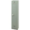 Bradley Plastic Locker, 12X18X60  1 Tier, 100% Post-Consumer Recycled HDPE