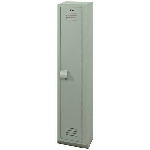 Bradley Plastic Locker, 12X18X60  1 Tier, 100% Post-Consumer Recycled HDPE
