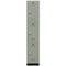 Bradley Plastic Locker, 12X18X60  3 Tier, 100% Post-Consumer Recycled HDPE