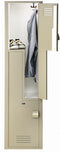 Bradley Plastic Z Locker, 15X15X60, 100% Post-Consumer Recycled HDPE