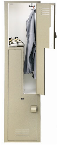 Bradley Plastic Z Locker, 15X15X60, 100% Post-Consumer Recycled HDPE