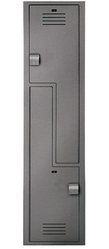 Bradley Plastic Z Locker, 15X15X60, 100% Post-Consumer Recycled HDPE
