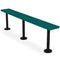 Bradley Plastic Pedestal Bench, 6 Ft