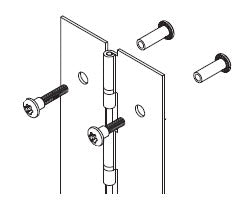 Restroom Partition Stainless Steel Piano Hinge Spring Loaded, S0137