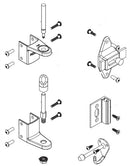 Bradley Toilet Partition Door Hardware Kit, Surface Latch, HDWT-SD2-SLFS