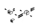 Bradley Restroom Stall Open End Aluminum Headrail Kit, HDWC-A0461-OE