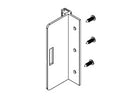 Bradley Toilet Partition One Ear Strike/Keeper, Inswing , HDWP-A0120
