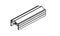 Bradley Aluminum Headrail - Designed for Solid Plastic 1" Thick Pilasters - 59"L  - HDWP-A0458-059