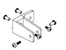 Bradley Toilet Partition Stainless Steel Pilaster at Panel F Bracket Kit , HDWC-S0015
