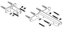 Bradley Toilet Partition Urinal Screen Hardware Kit , HDWT-Z6US