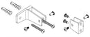 Bradley Toilet Partition Steel End Panel Hardware Kit, HDWC-S2PE