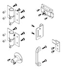 Bradley Partition Stainless Steel ADA Door Hardware Kit, Flat Strike, SD1-LHHCFS