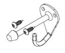Bradley Toilet Partition Stainless Steel Coat Hook Inswing Kit , HDWC-S0011