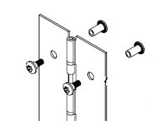 Bradley Toilet Partition Continuous Stainless Steel Piano Hinge, HDWC-S0136