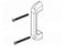 Chromed Zamac Countersink Door Pull Kit - HDW0-Z0168