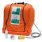 Guardian G1540HTR Aquaguard 16 Gallon Gravity Operated Portable Eye Wash w/ Heated Orange Insulation Jacket