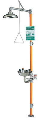 Guardian G1994 Safety Station with WideArea Eye/Face Wash Station, All-Stainless Steel