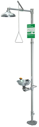 Guardian G1950PCC Combination Drench Shower with Eye/Face Wash, Chrome