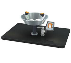 Guardian G1822 Eyewash, Deck Mounted, Stainless Steel Bowl