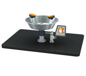 Guardian G1755 Eye/Face Wash, Deck Mounted, Stainless Steel Bowl