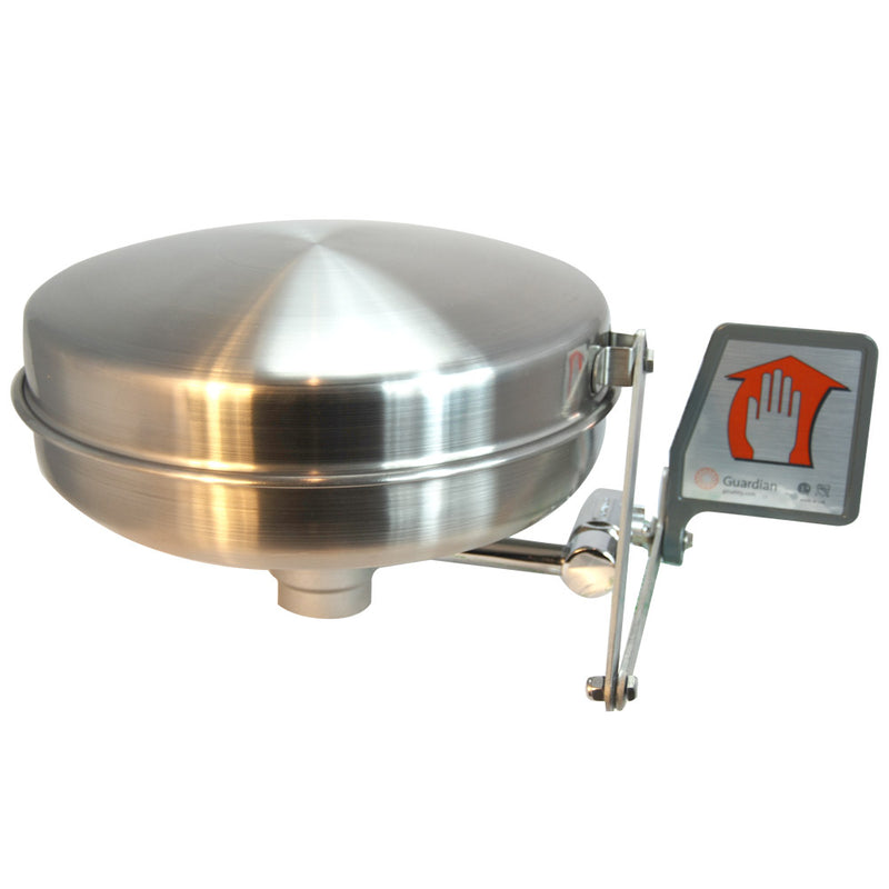 Guardian G1825BC Eyewash, Pedestal Mounted, Stainless Steel Bowl