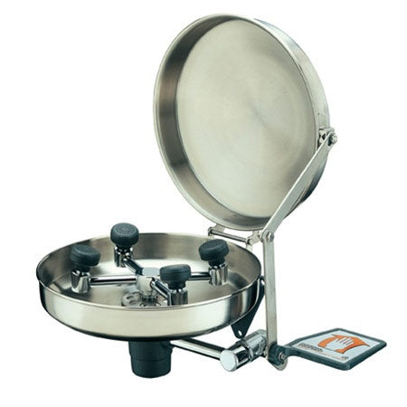 Guardian G1724BC WideArea Eye/Face Wash, Wall Mounted, Stainless Steel Bowl and Cover