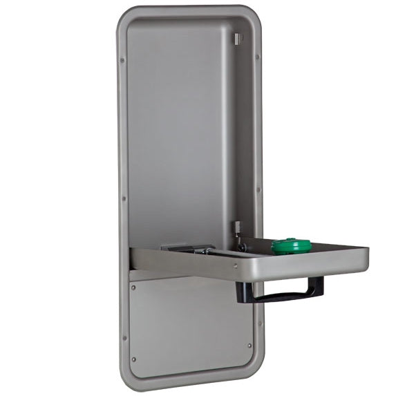 Haws 7656WCC Barrier Free Recessed Pull Down Eye Face Wash Station