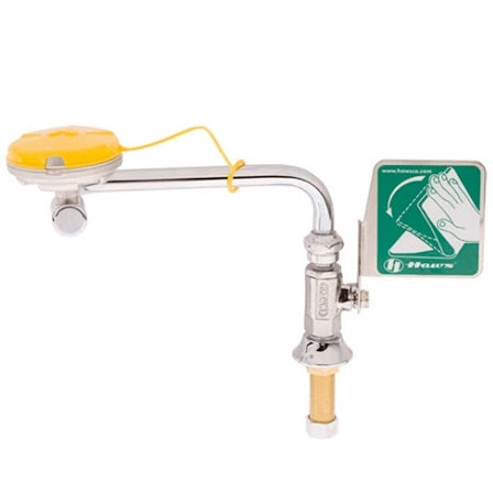 Haws 7612 Swing-Away Eye Face Wash Station Right Side Mount