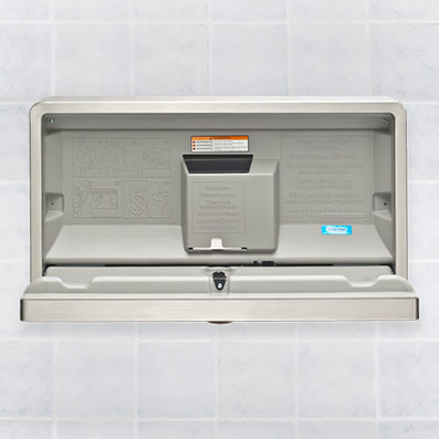 Koala Kare KB110-SSWM Horizontal Baby Changing Station, Surface Mount, Stainless Steel